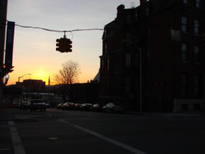 chase street at sunrise