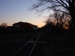 rails at sunrise