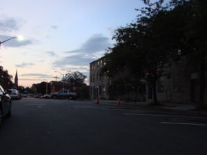 bank street at sunrise