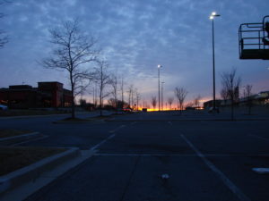 mondawmin mall at sunrise