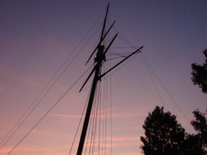 clipper memorial at sunrise
